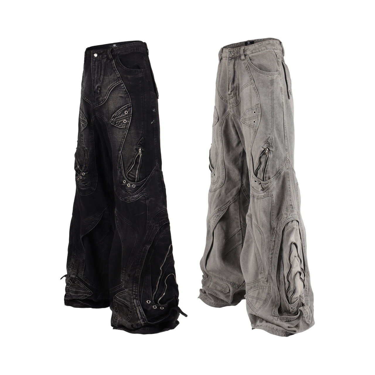American Streetwear Heavy-Duty Utility Jeans