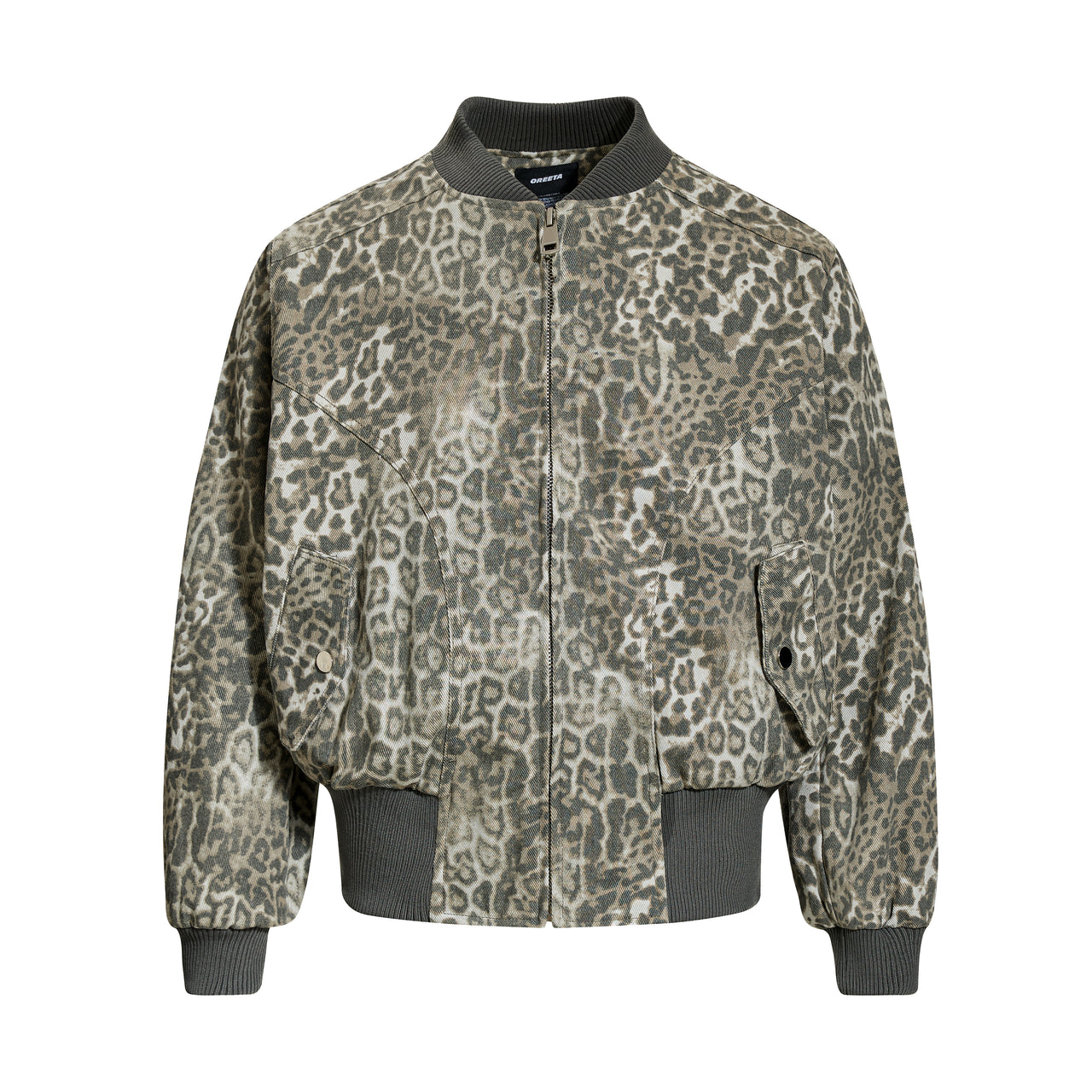 American Vintage Leopard Print Jacket
