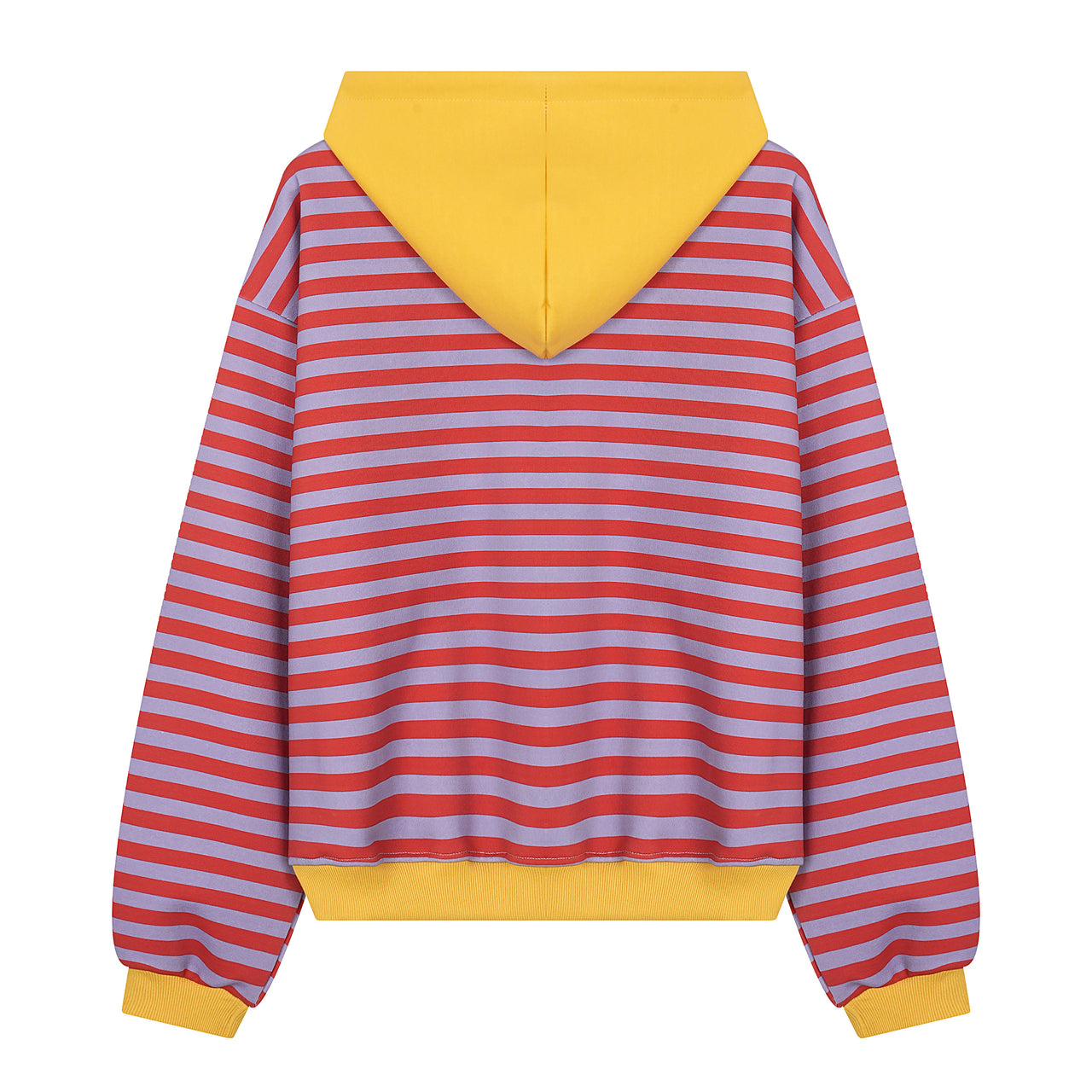 Omirad Striped Zip-Up Hoodie