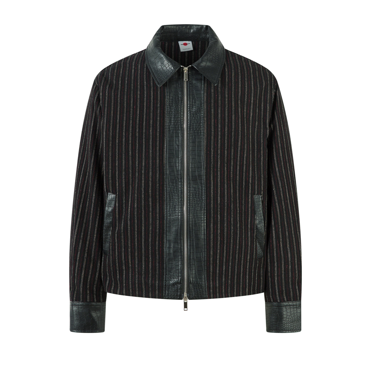 Vintage American Faux Leather Panel Jacket