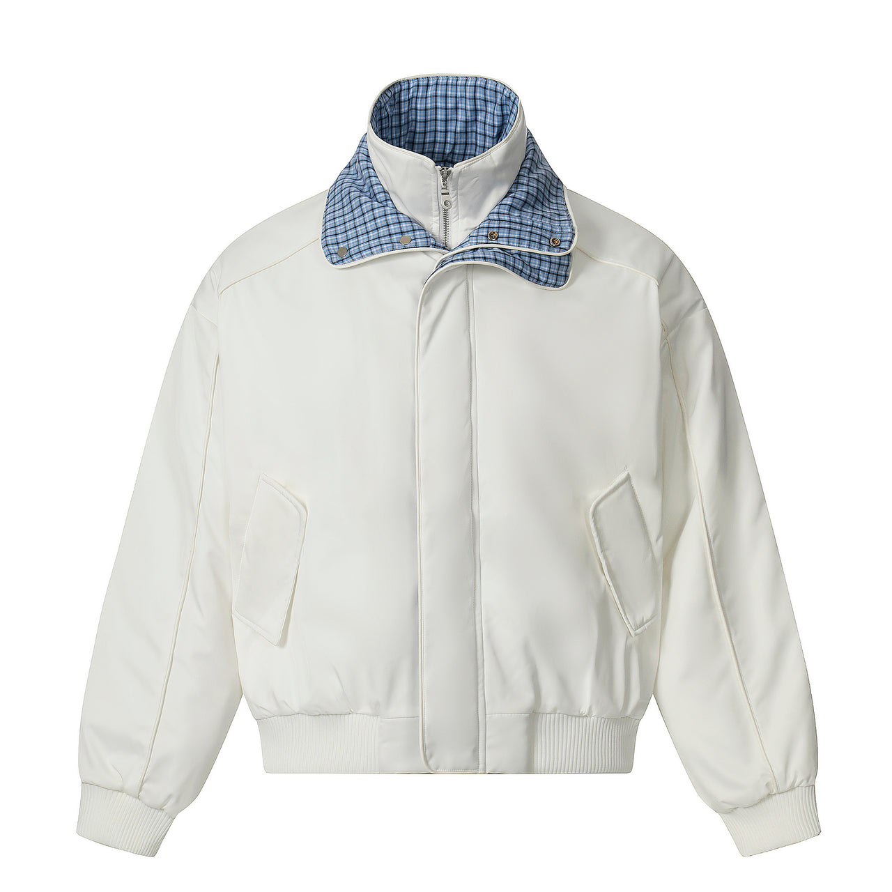 Vintage Old Money Style Layered-Look Padded Jacket
