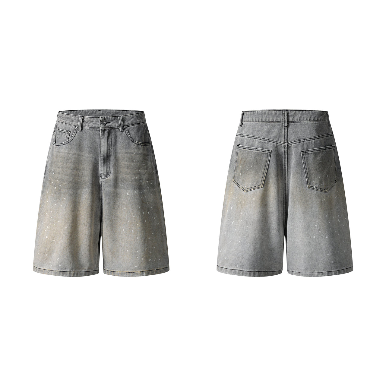 American Vintage Paint Splatter Jorts