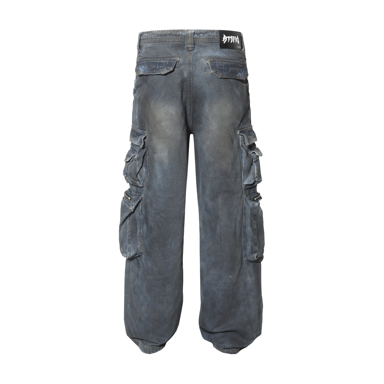 Denim Cargo Pants