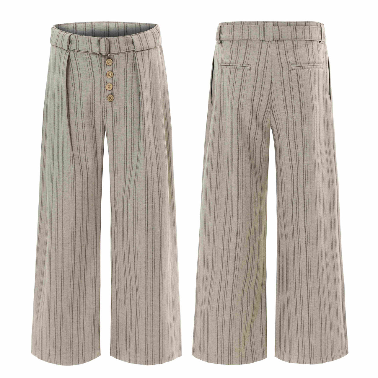 Omirad Deconstructed Pinstripe Trousers