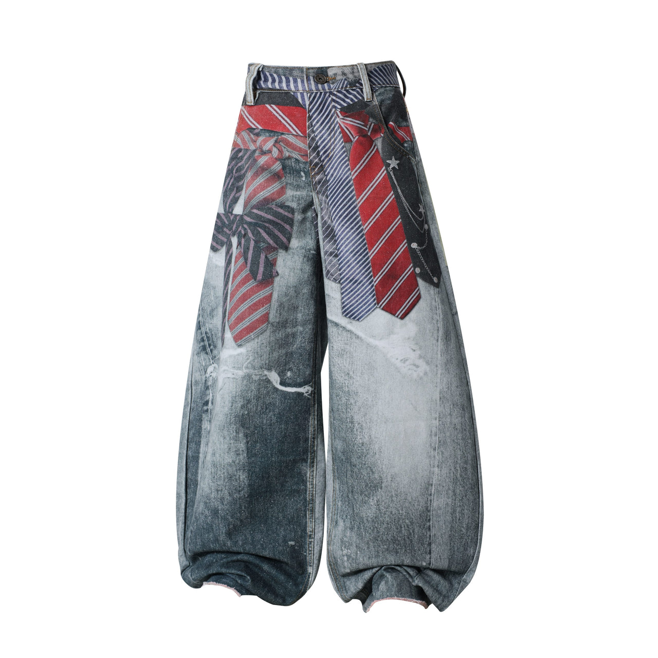 Omirad “Tie Riot Balloon Jeans”