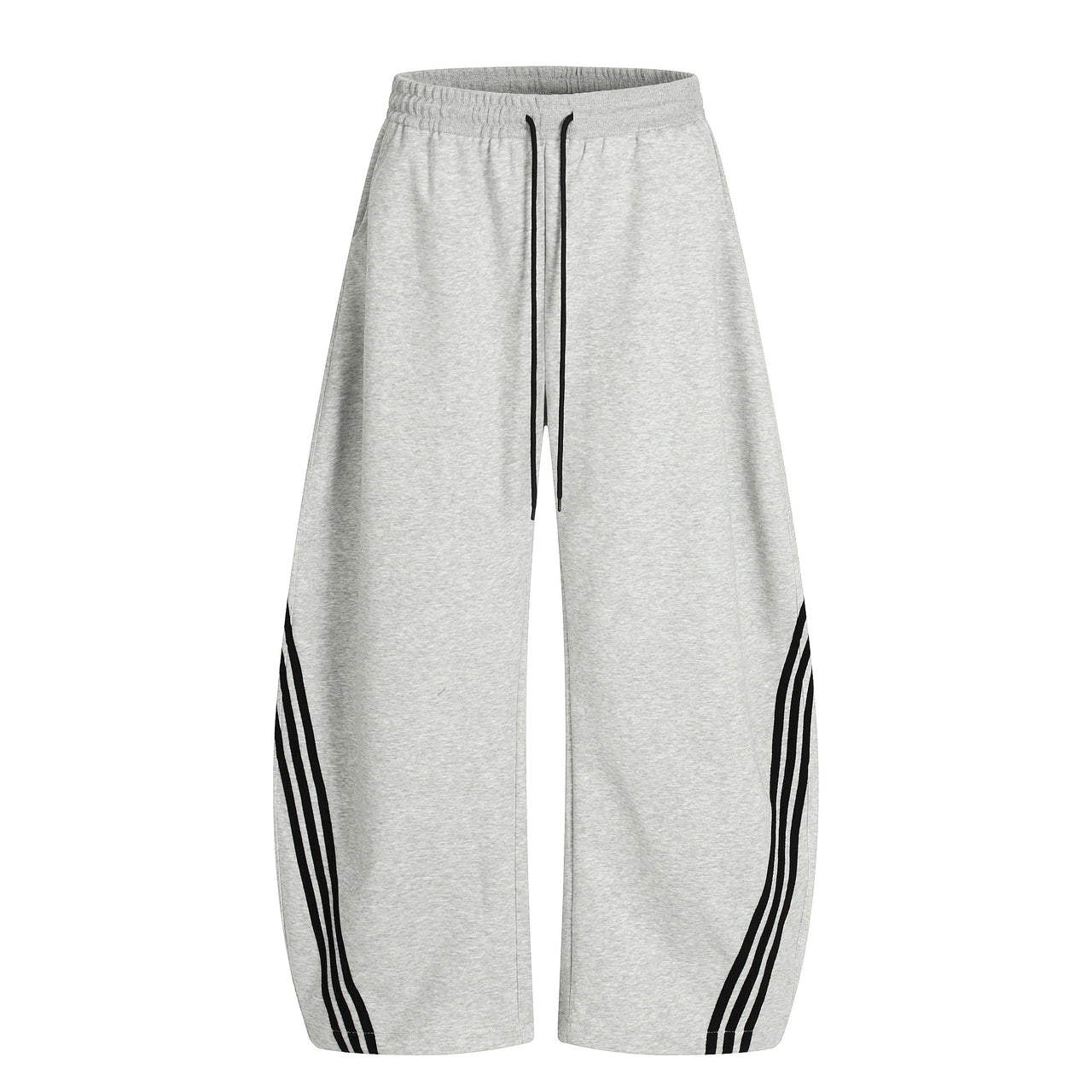 Vintage American Design-Inspired Triple-Stripe Casual Pants