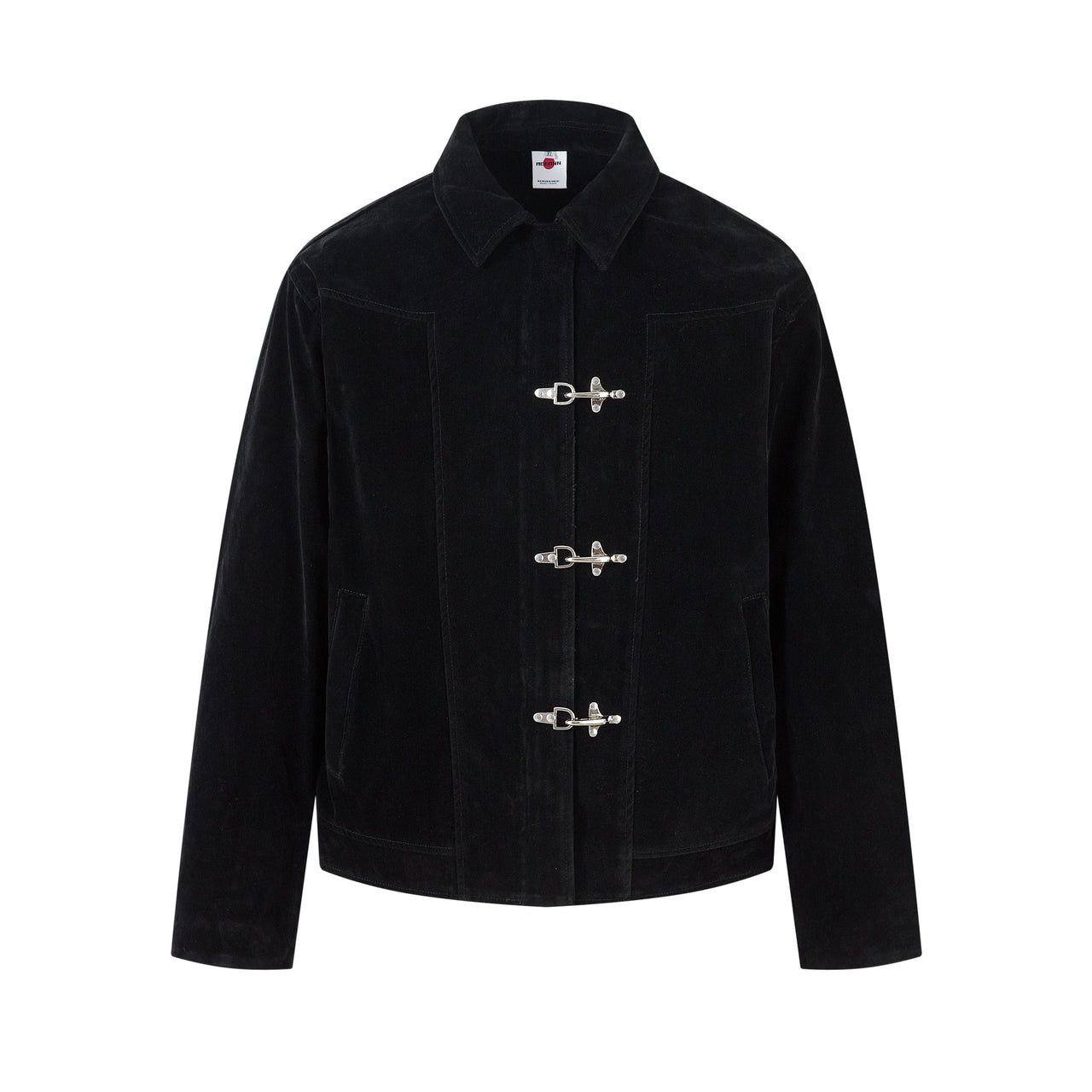 METAL BUTTON Suede  Jacket