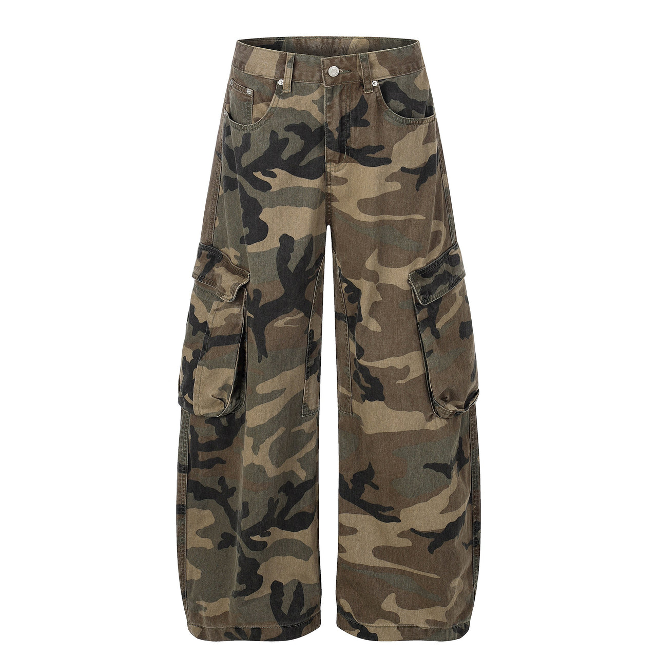 Omirad Oversized Camo Cargo Jeans