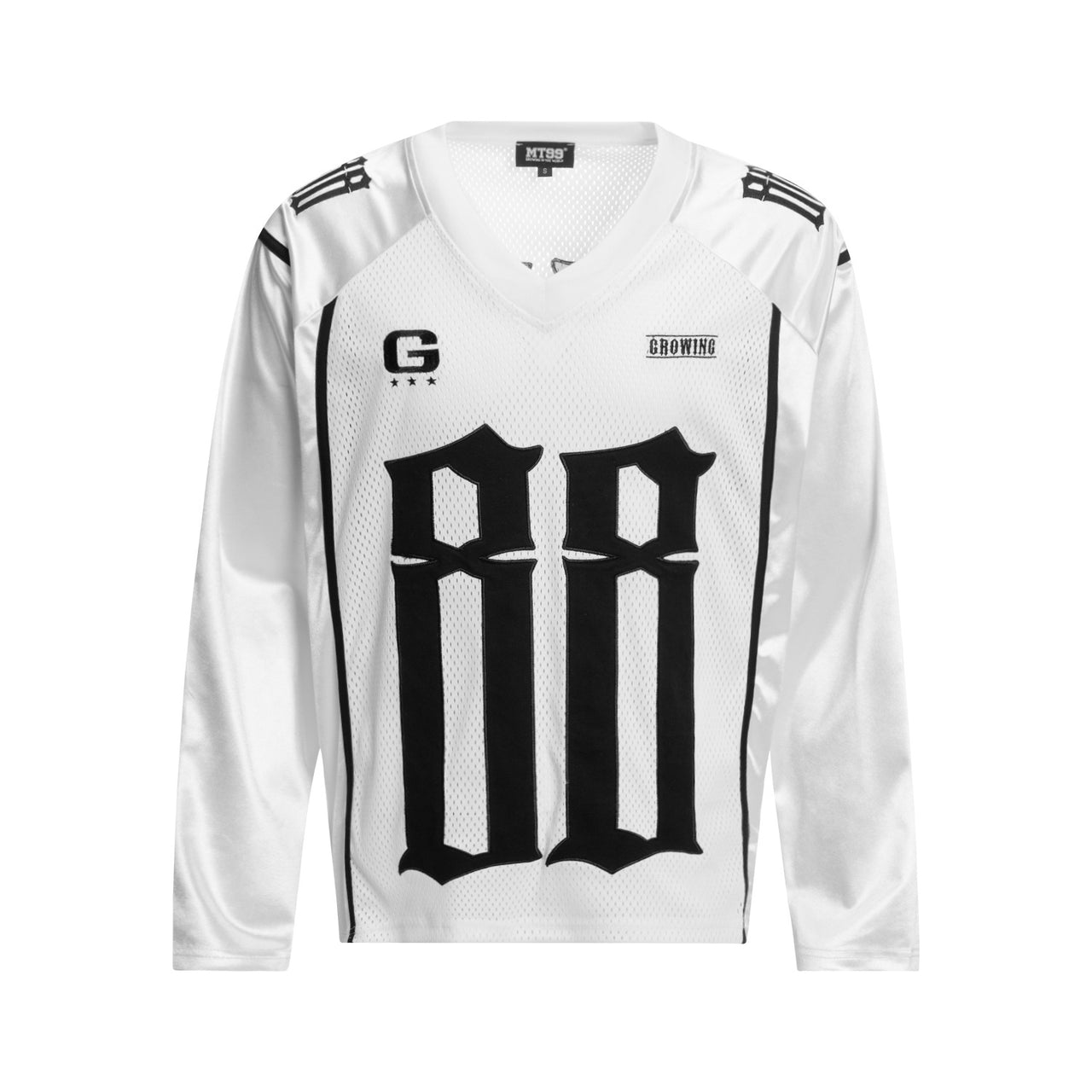 Vintage Digital Print Cut-Out Sports Sweatshirt
