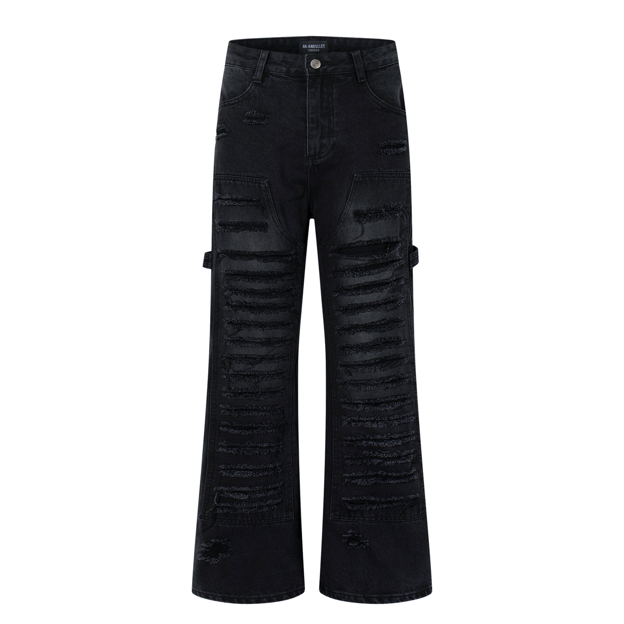 American Streetwear Distressed Jeans