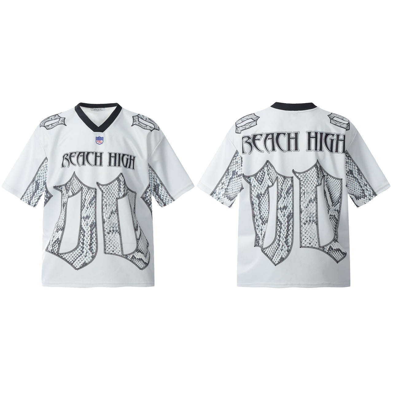 American Touch Snake Print Tee