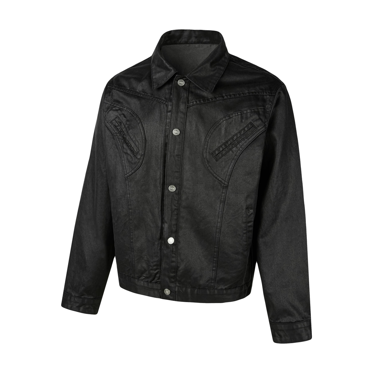 Omirad Coated Western Denim Jacket