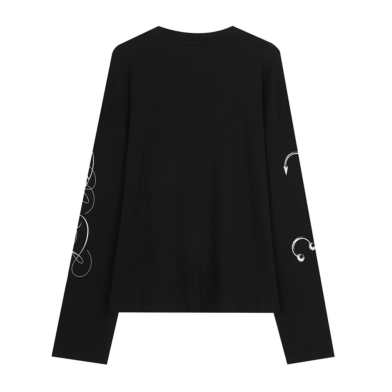Omirad Pierced Portrait Graphic Long Sleeve Tee