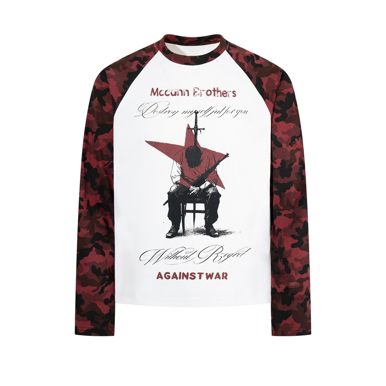 Omirad Camo Raglan Graphic Long Sleeve