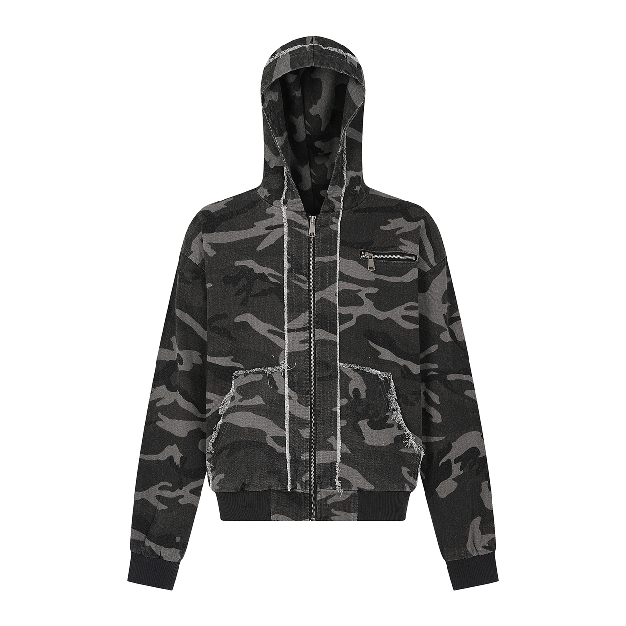 Washed Camo Hoodie