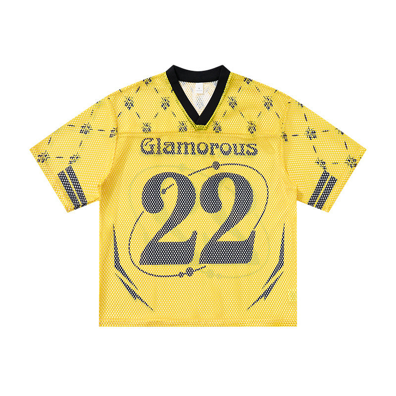 Omirad “Glamorous 22” Mesh Jersey T-Shirt