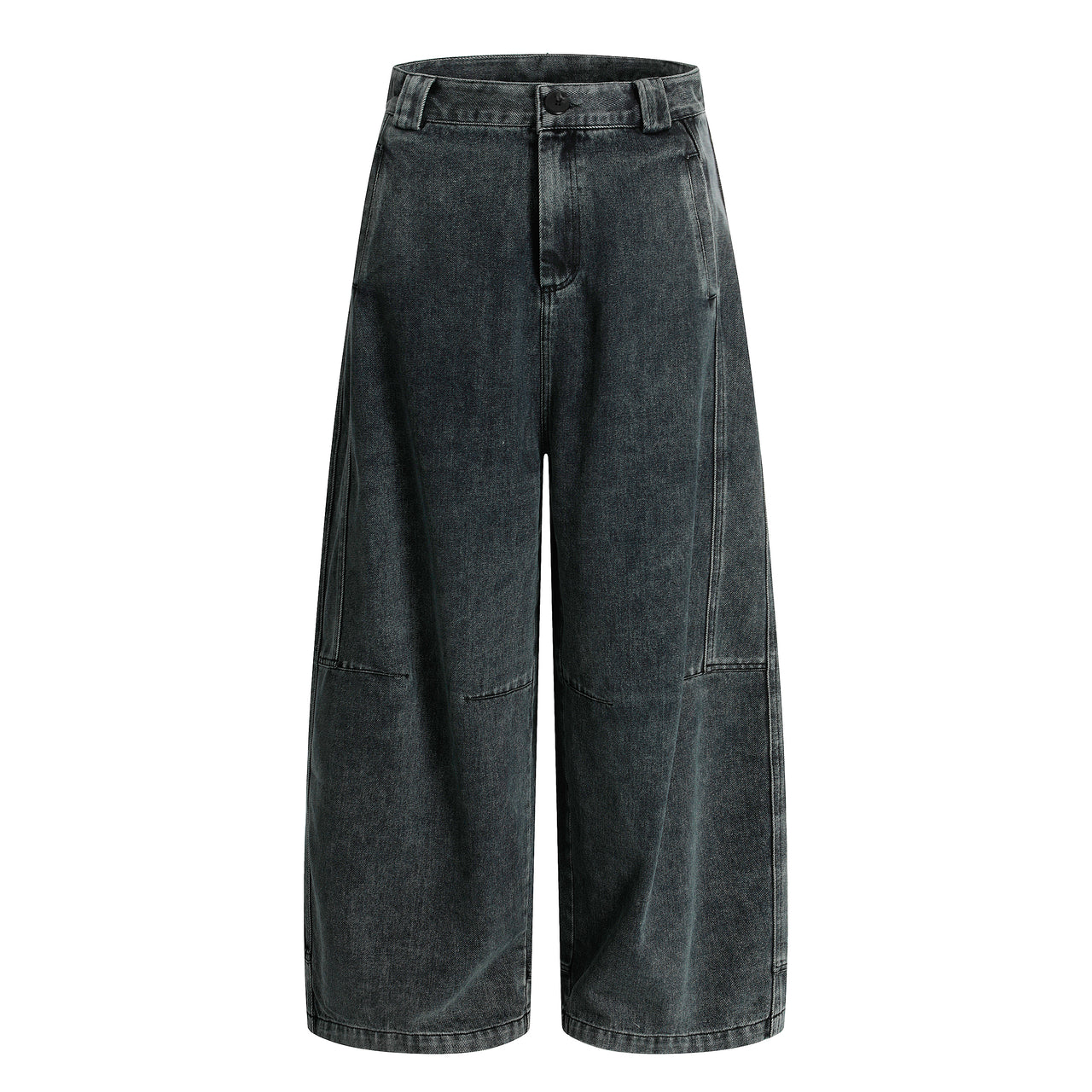 American Vintage Washed Patchwork Jeans