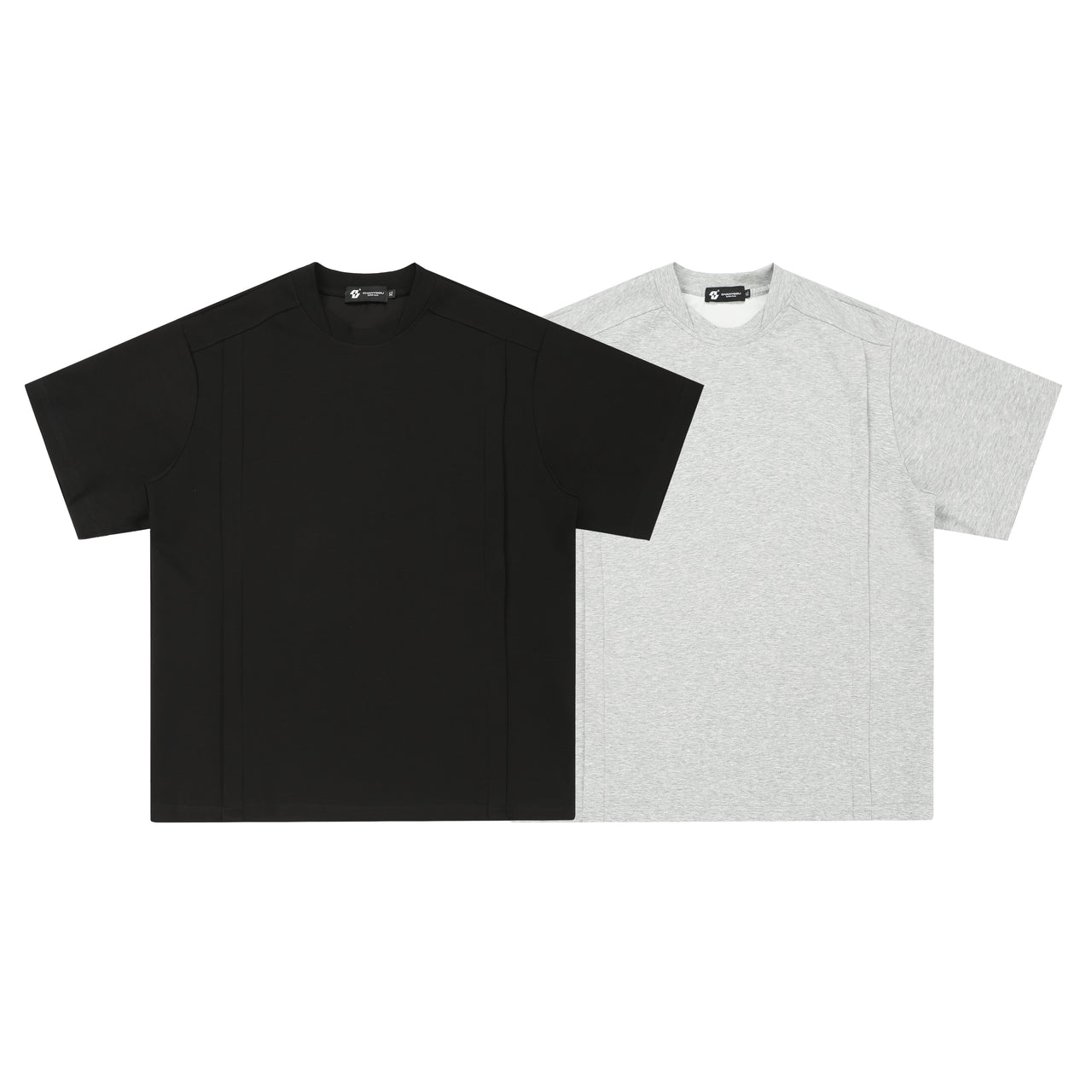 American Vintage Color Block Solid Tee