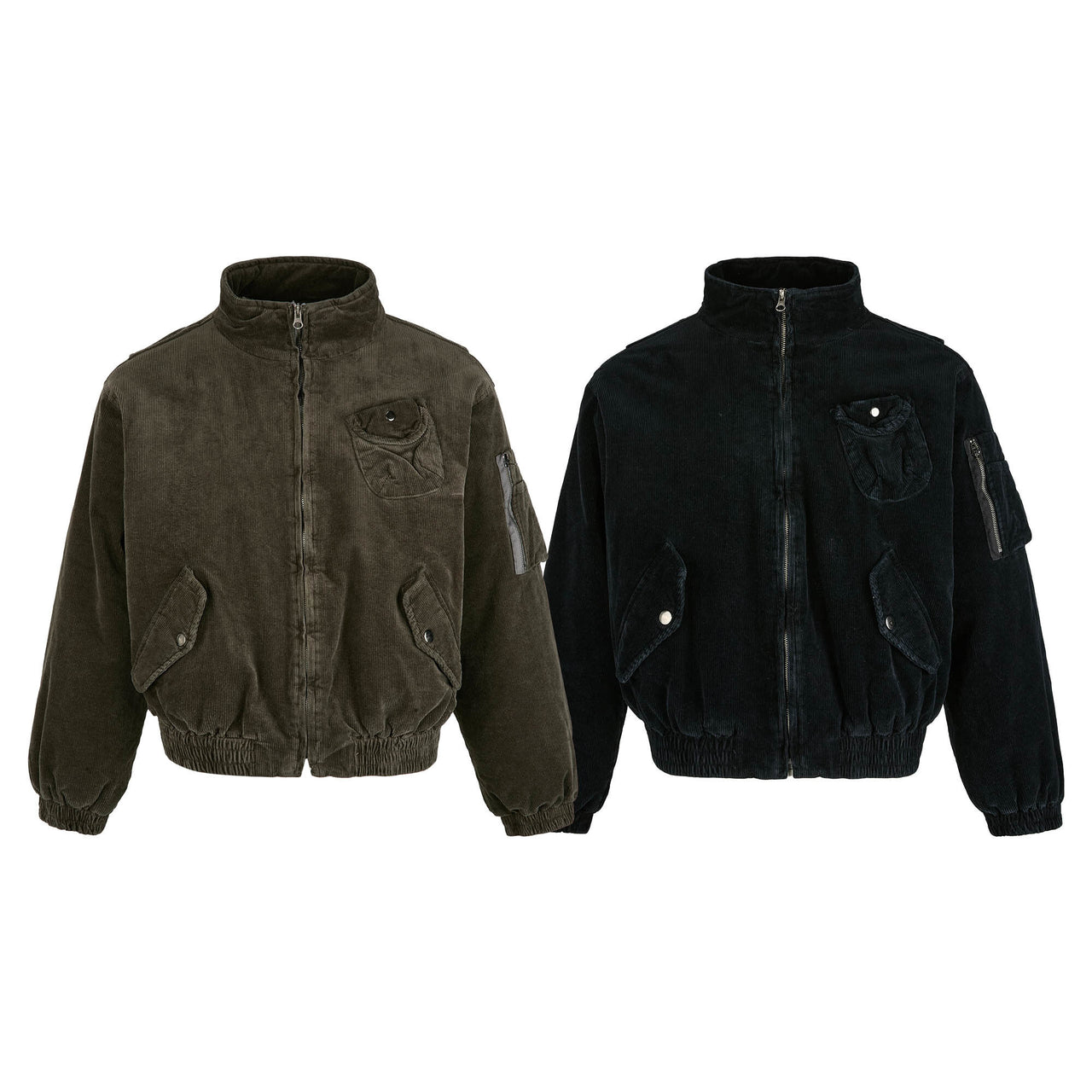 Omirad Corduroy Utility Bomber Jacket