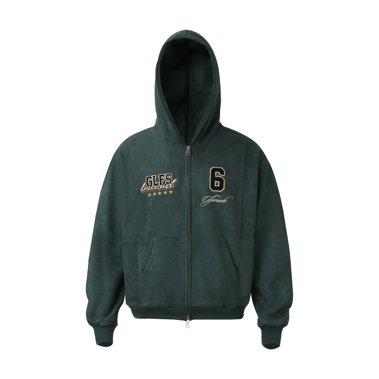 American Streetwear Embroidered Hoodie
