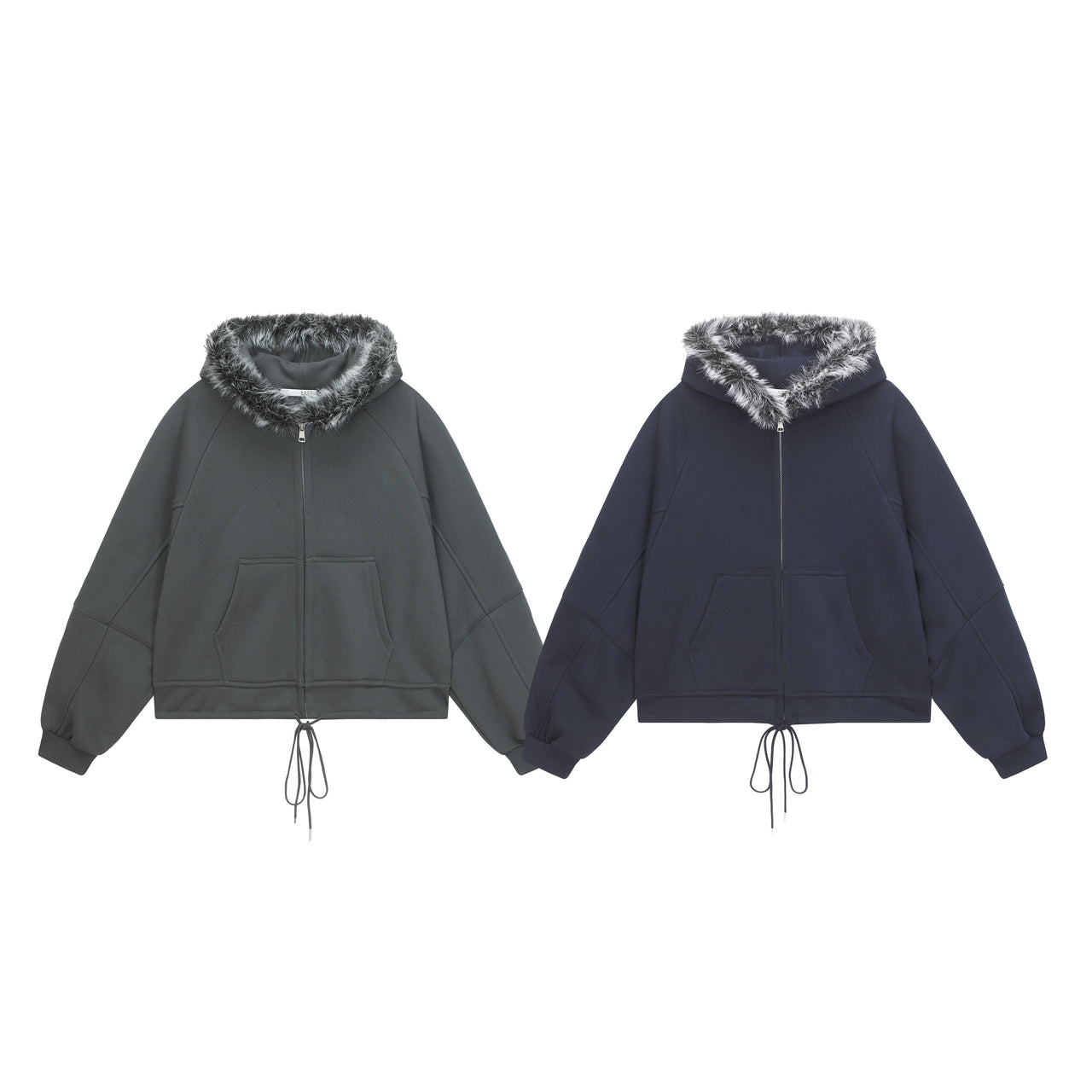 American Vintage Fleece-Lined Cardigan Hoodie