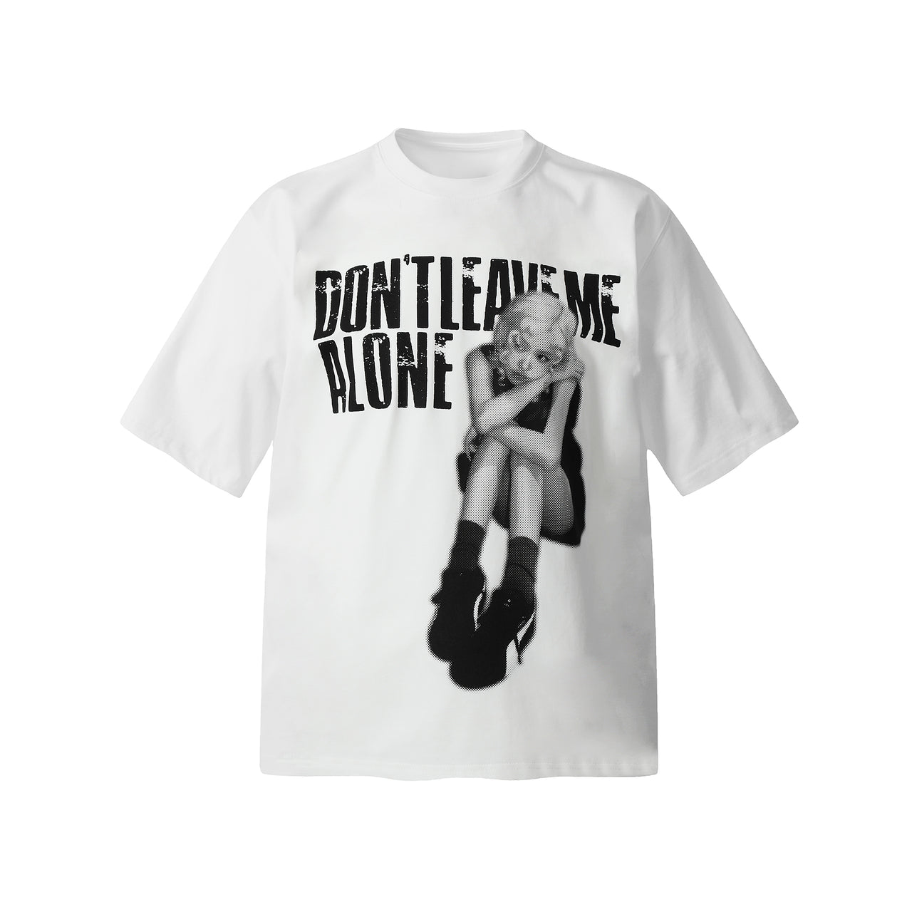 American Vintage Character Letter Print Tee